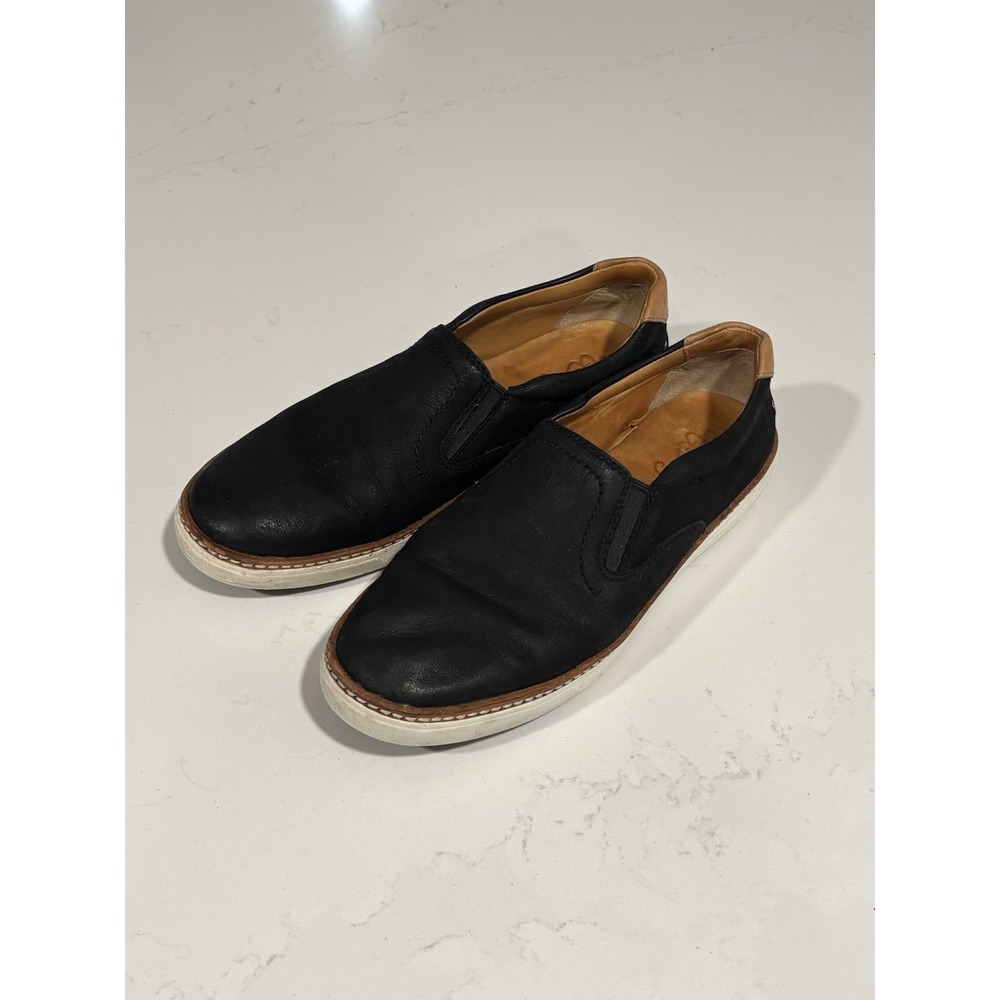 Sperry Gold Cup Rey Black Slip On Sneakers Women's 6.5 STS97346
